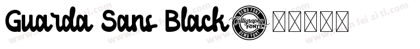 Guarda Sans Black字体转换
